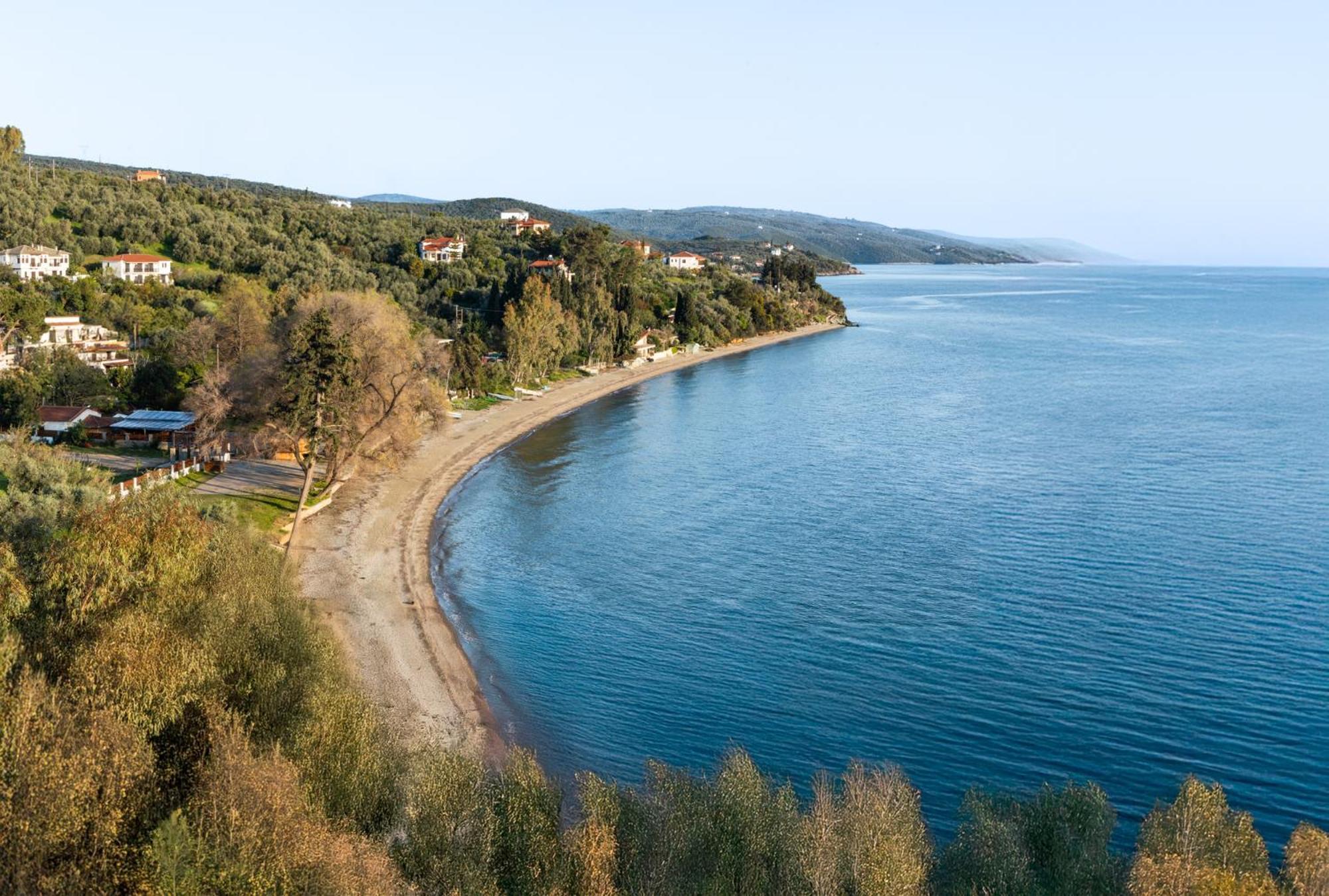 Με Θέα Το Ηλιοβασιλεμα 2 Villa Áfissos Eksteriør bilde