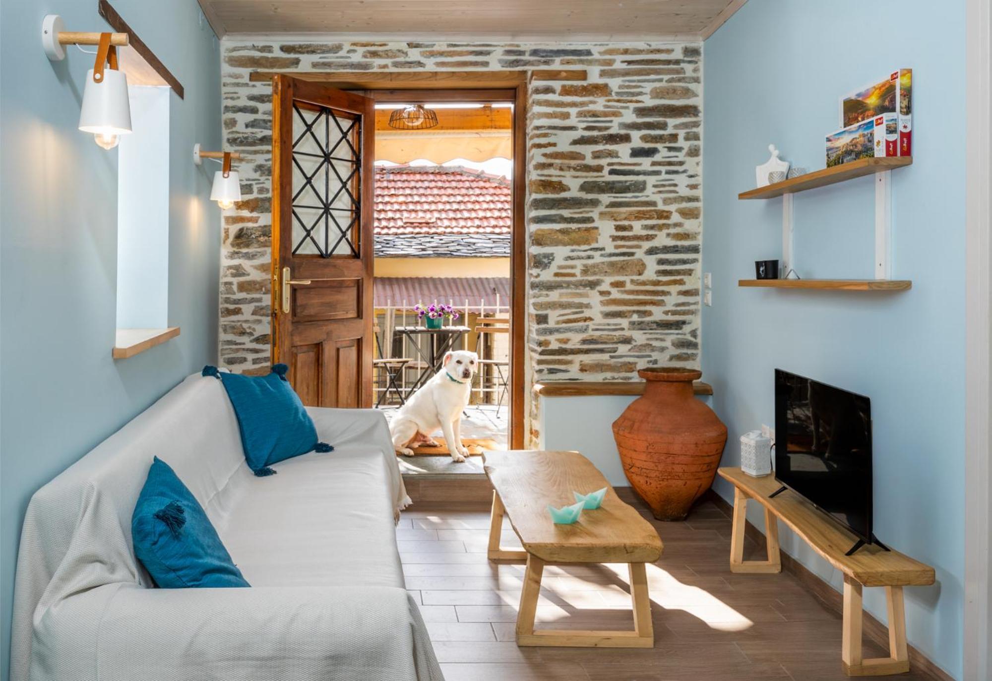 Με Θέα Το Ηλιοβασιλεμα 2 Villa Áfissos Eksteriør bilde